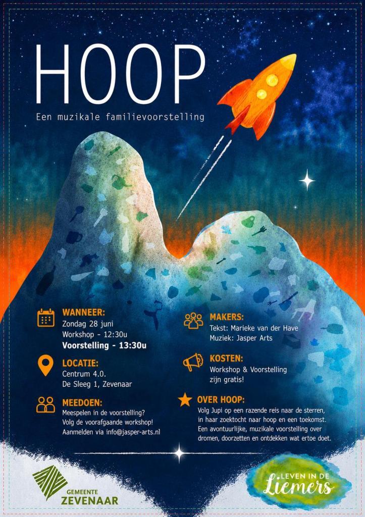 Affiche voorstelling Hoop
