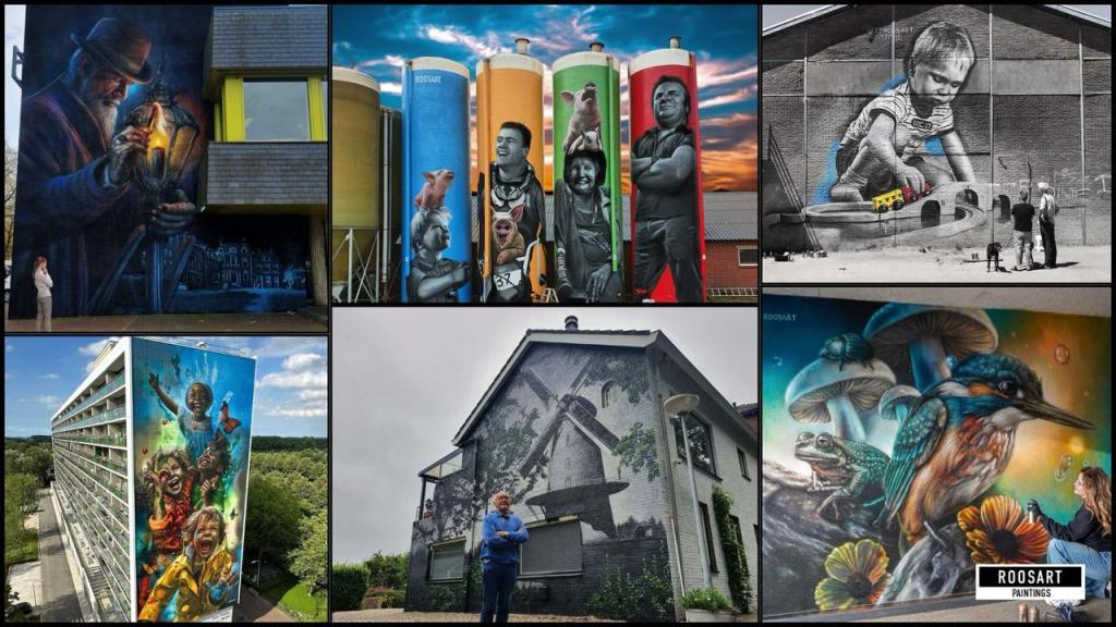 Voorbeelden van het werk van RoosArt in de Achterhoek en Doesburg