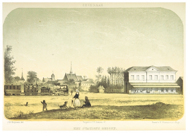 Stationsgebouw Zevenaar, 1855