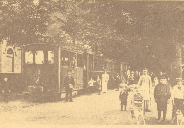 Tram in Emmerich, omstreeks 1900