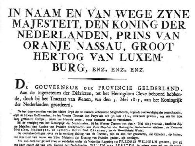 Proclamatie van 1816