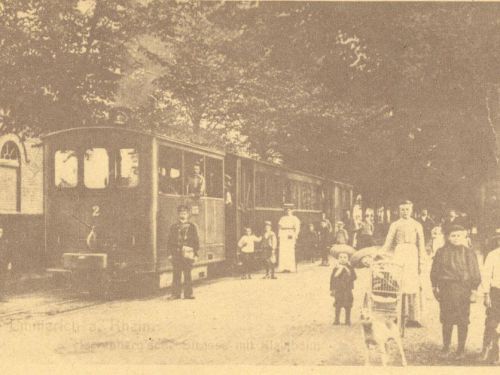 Tram in Emmerich, omstreeks 1900