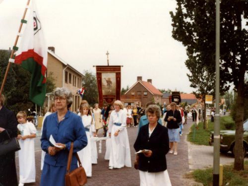 Processie in Loo, september 1982.