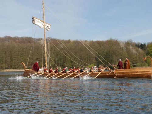 Replica viking boot