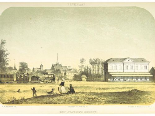 Stationsgebouw Zevenaar, 1855